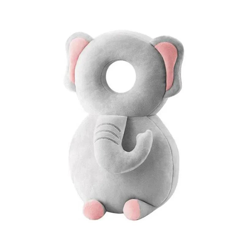 NIDOMIO Baby Head Fall Protection Pad Cushion Cartoon Soft Security Pillows Backpack Newborn Headrest Security Pillows Backpack Toddler - babeliobaby - Elephant -