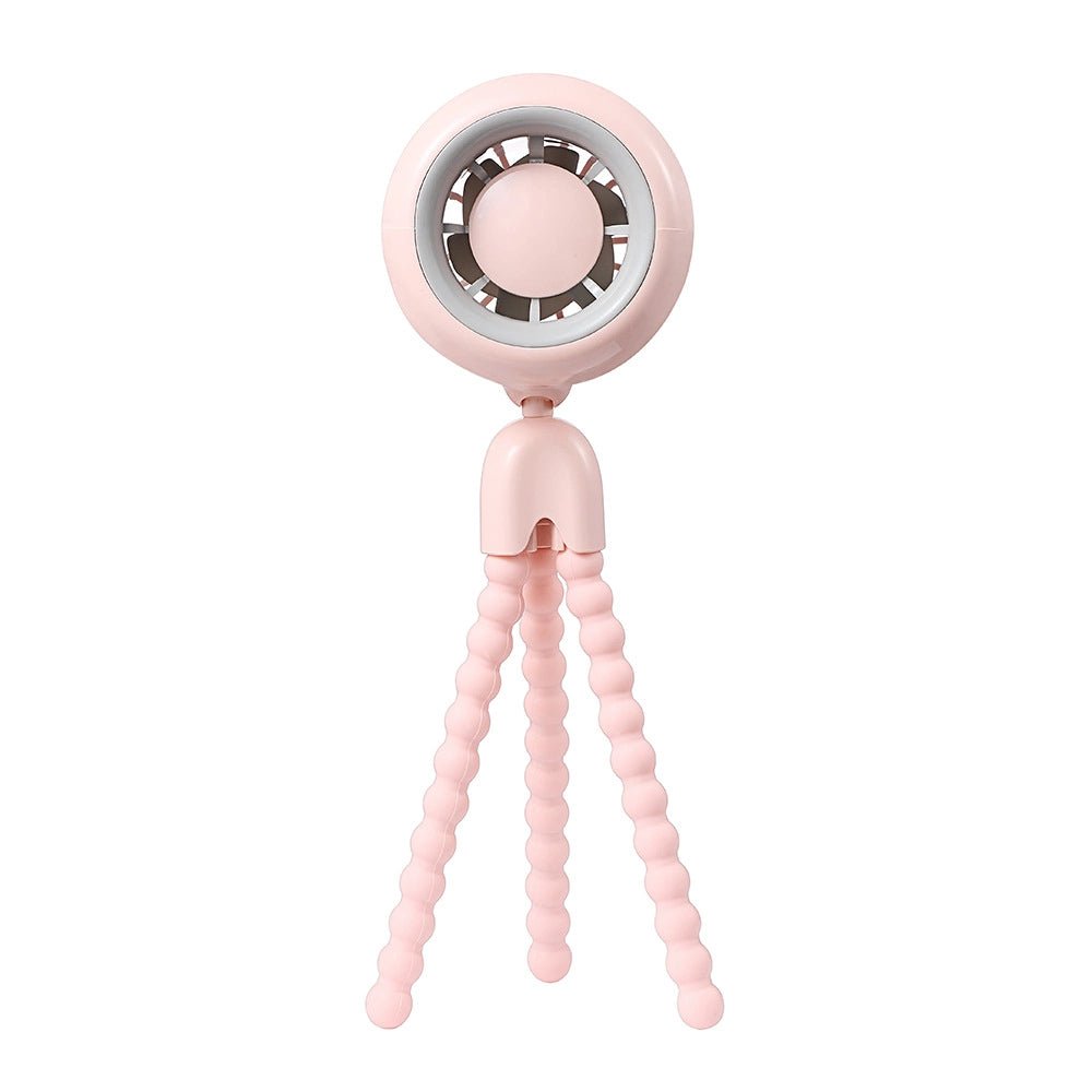 Babelio pink white noise machine with flexible tripod legs, ideal for nursery use