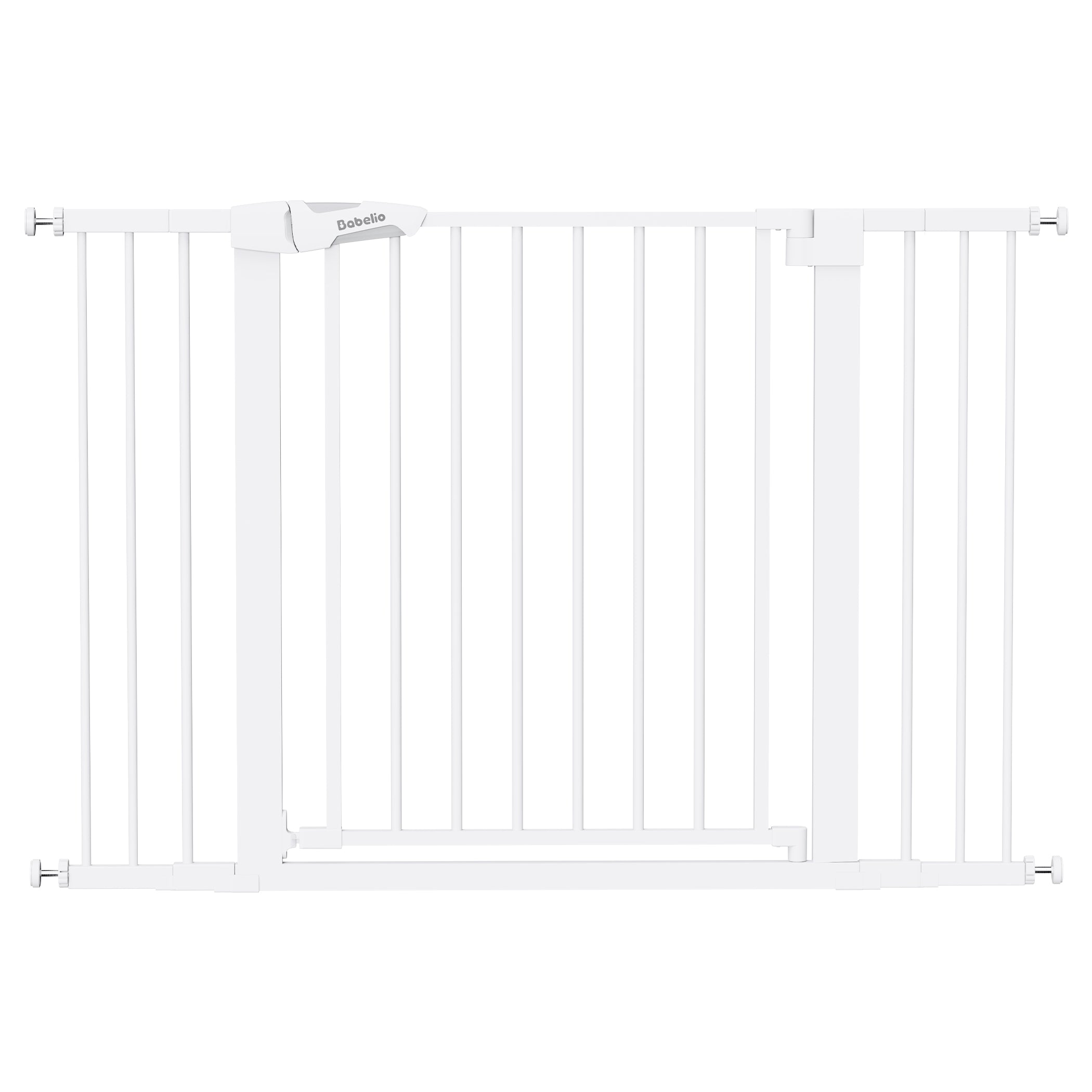 White baby gate on a white background#Color_White
