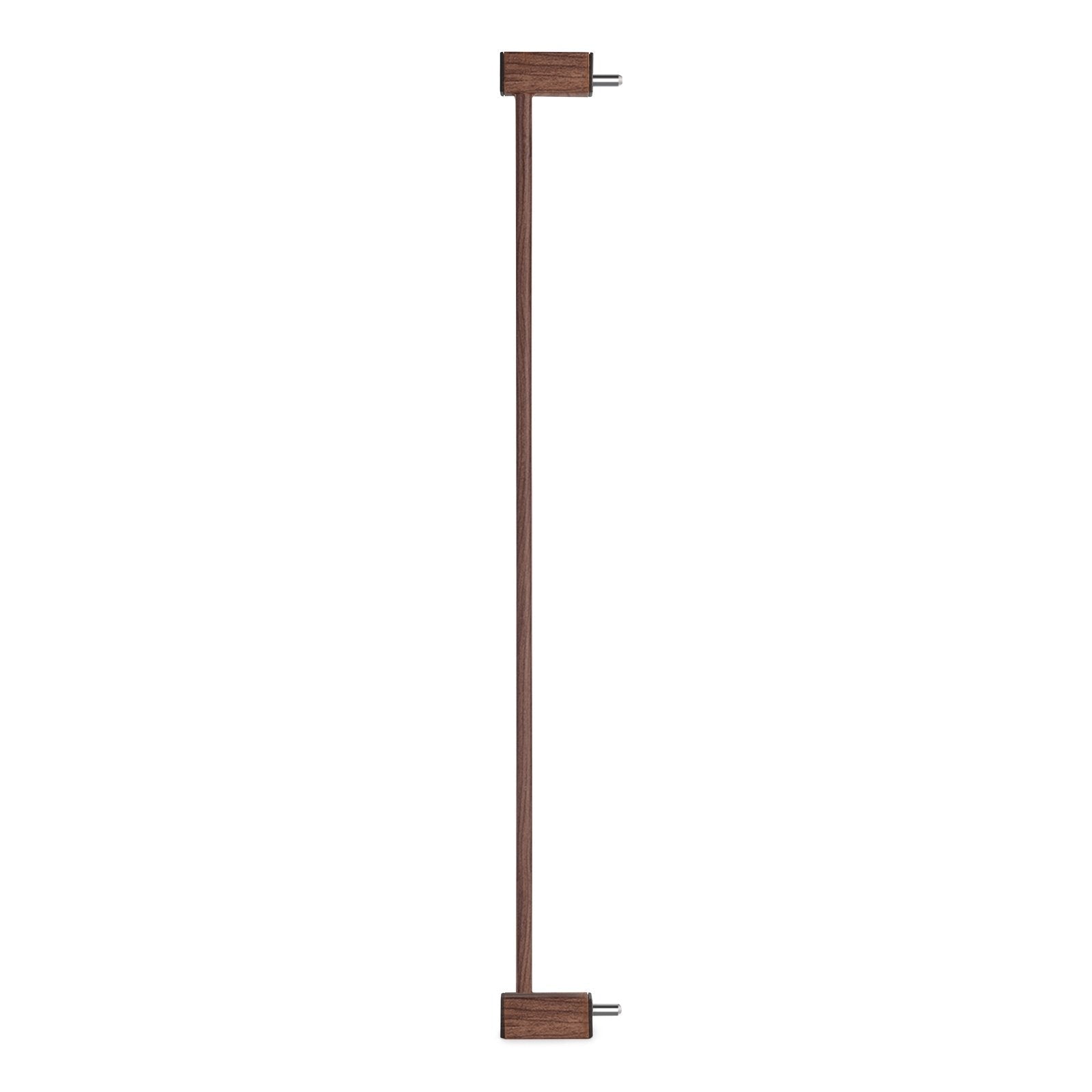 Babelio baby safety gate extension in dark wood finish for stairs or doorways
