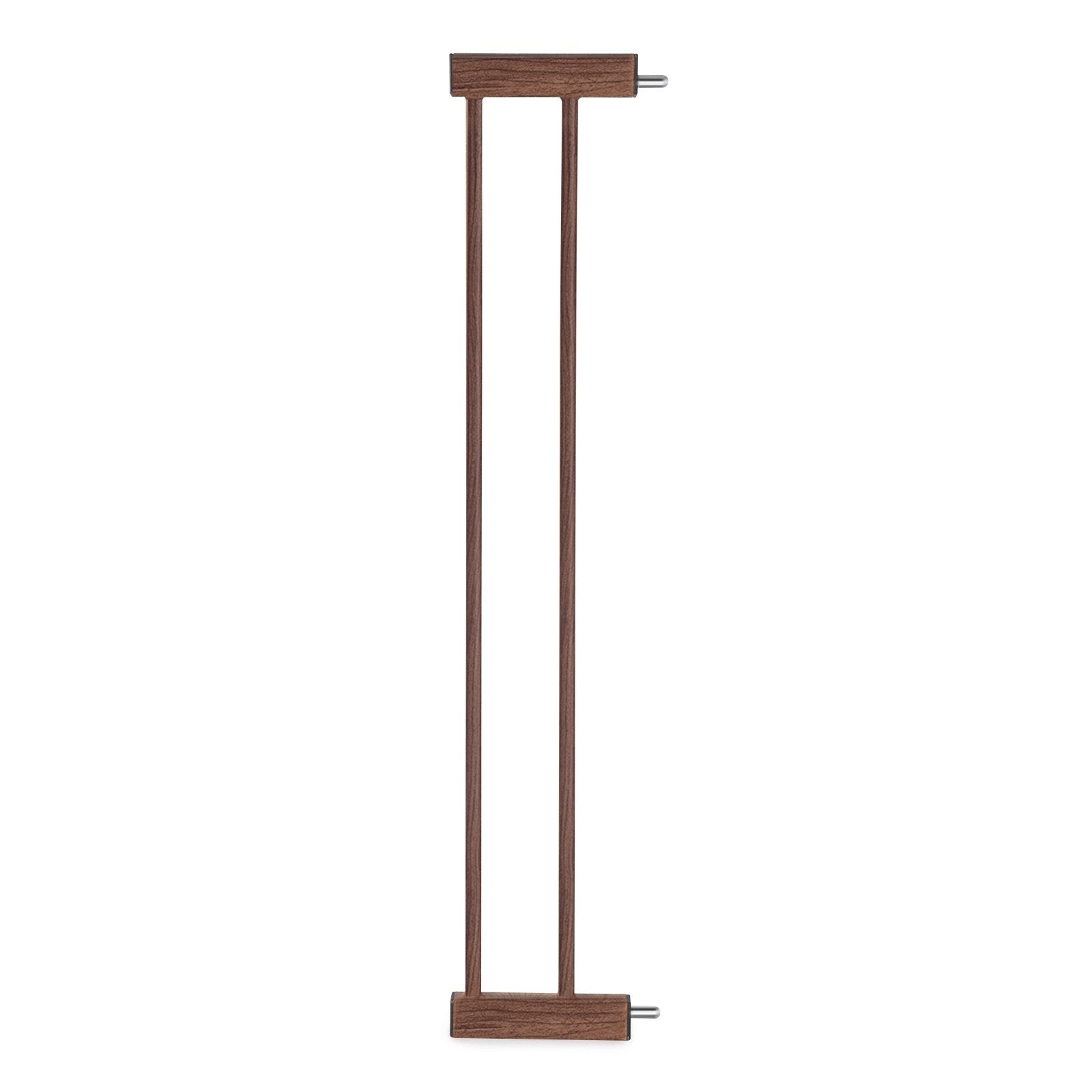 Babelio Baby Metal Gate Extension with Wood Pattern, 5.5'' Extension, 30'' Hight - babeliobaby