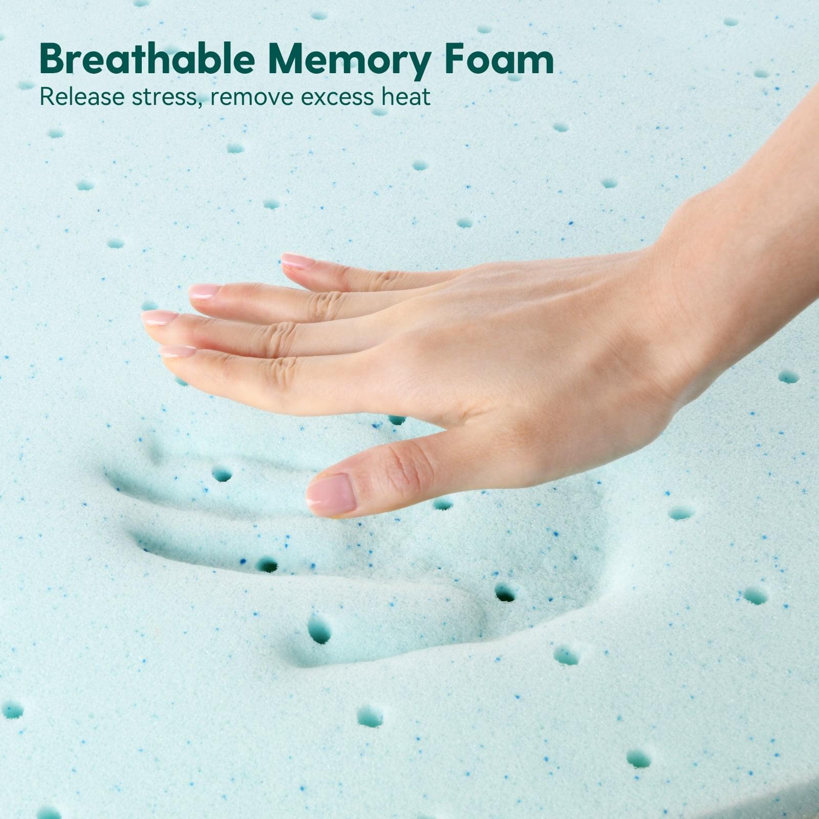 Babelio Cloud 1 Breathable Crib & Toddler Mattress, Dual-Sided Memory Foam - babeliobaby