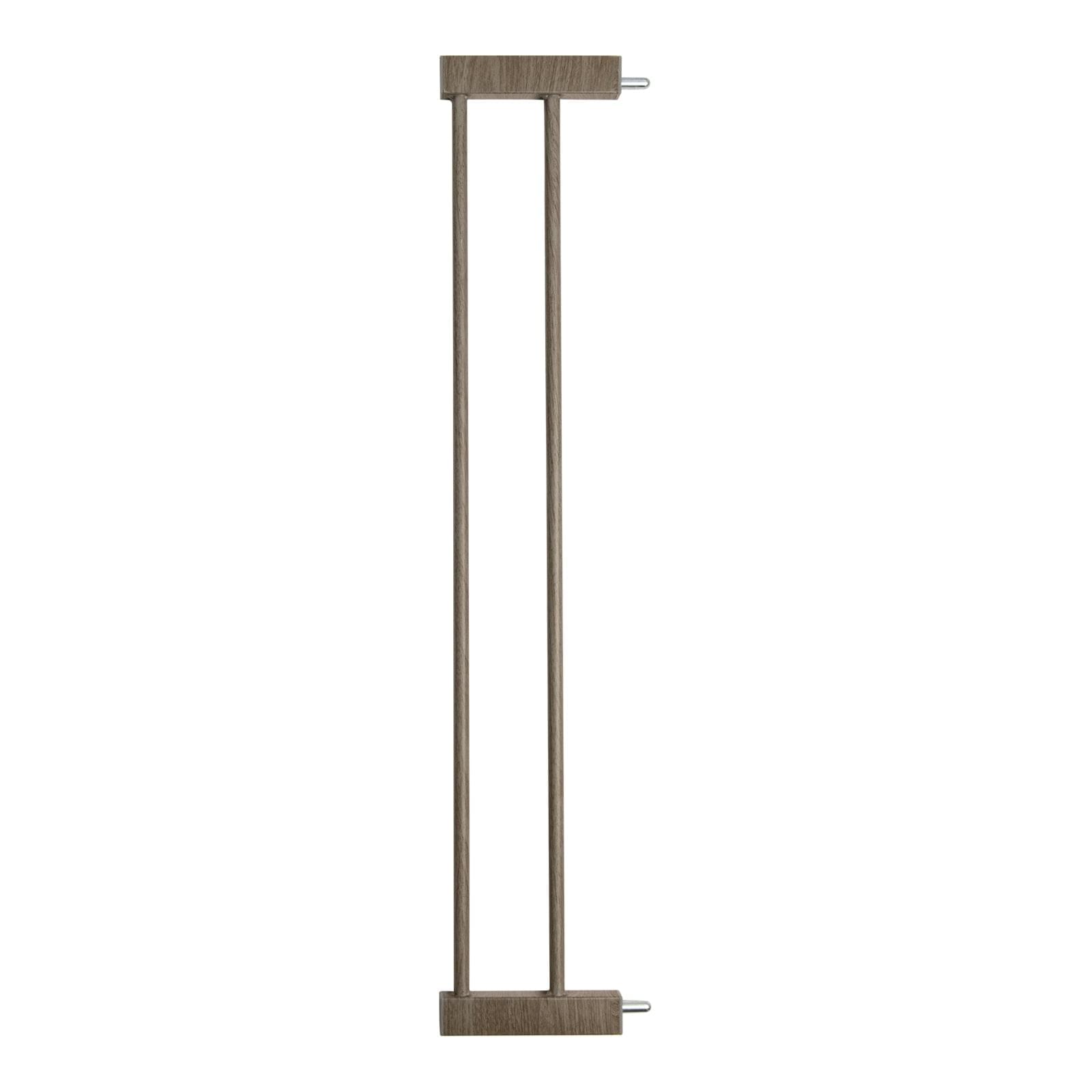 Babelio Metal Baby Gate Extension with Grey Wood Pattern, 2.75/5.5'' Extra Wide Pet Gate for Stairs & Doorways, 30" Tall - babeliobaby