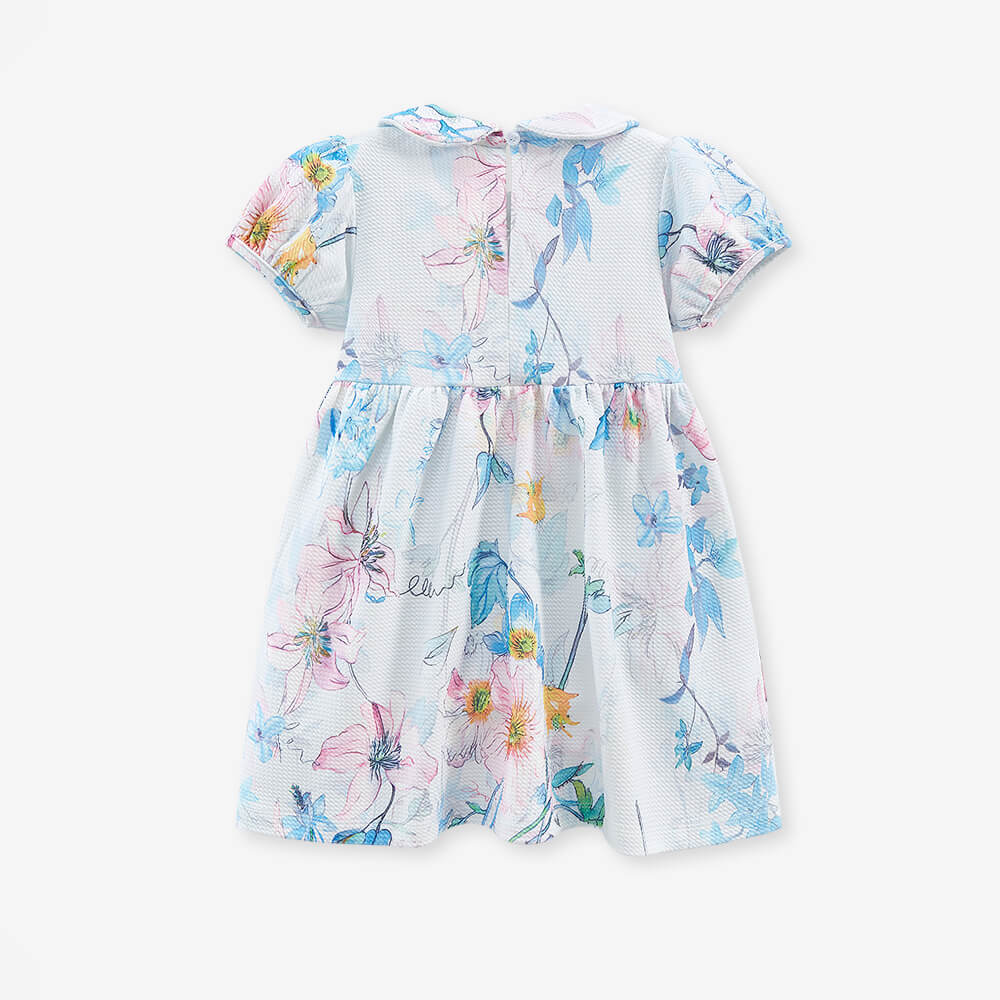 Summer Breeze Floral Cotton Princess Dress for Girls - 2024 Collection
