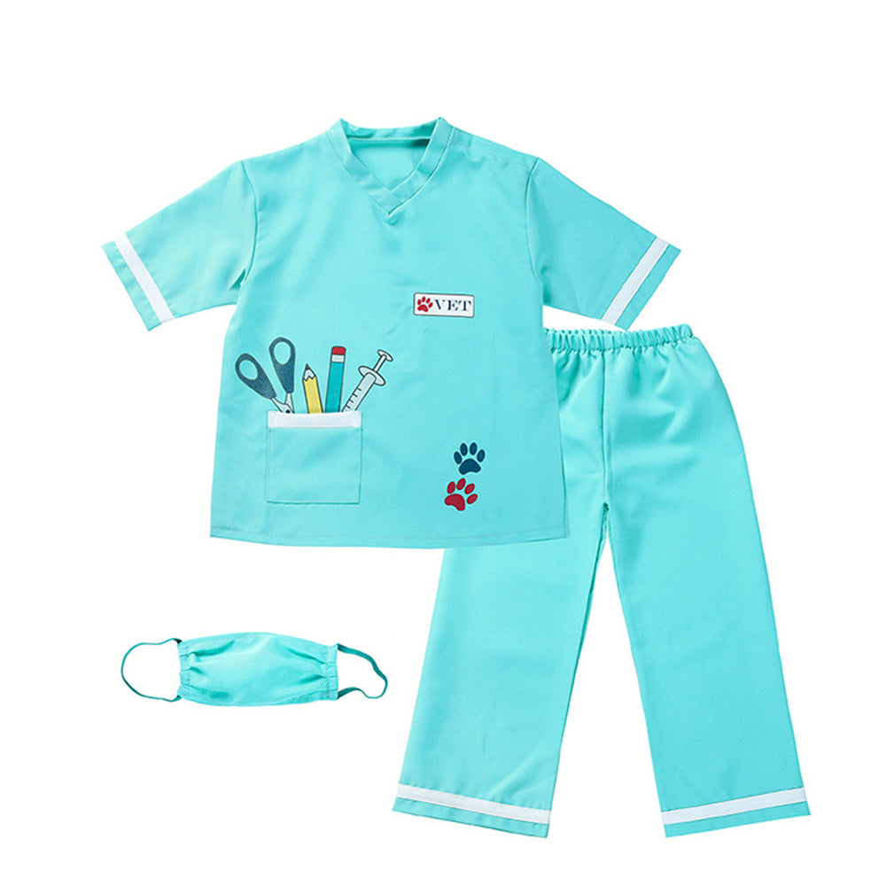 Tiny Cuddling Children's Vet Costume - Perfect for Role Play, Halloween, and School Performances