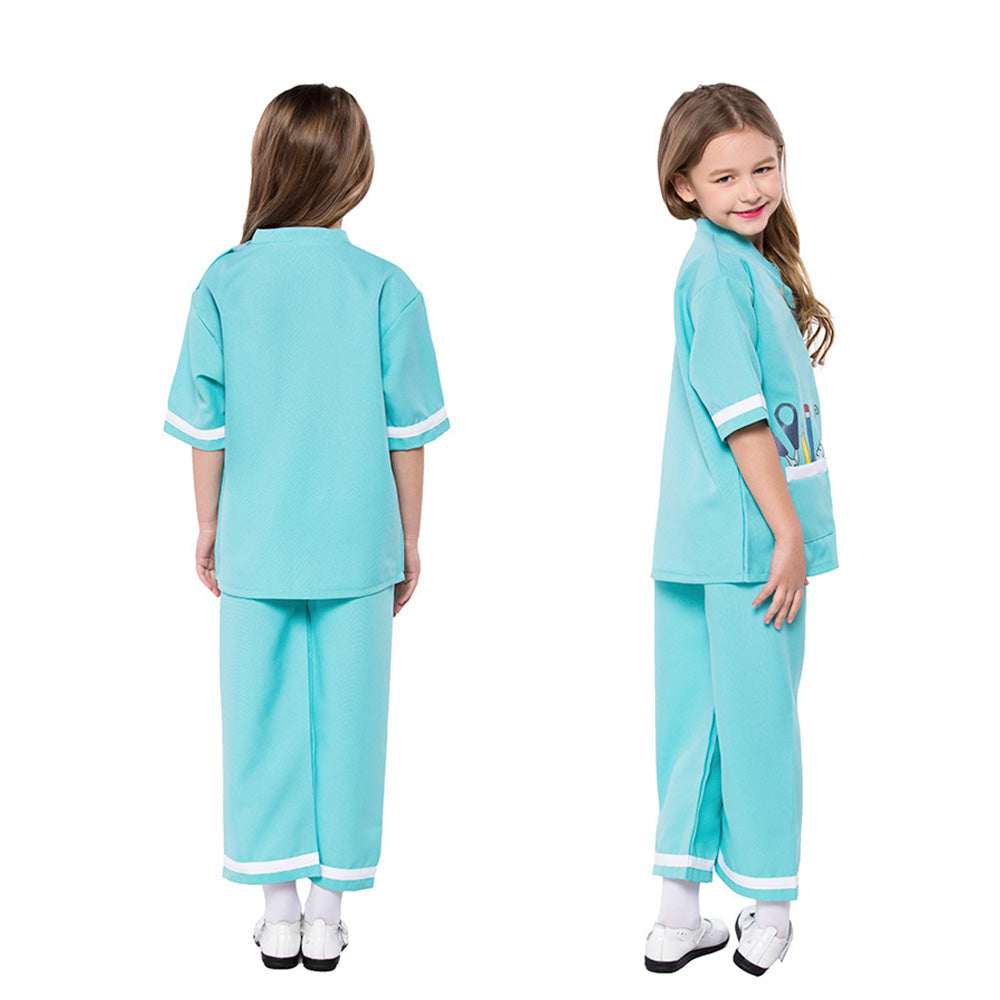 Tiny Cuddling Children's Vet Costume - Perfect for Role Play, Halloween, and School Performances