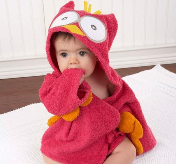 Tiny Cuddling Cartoon Cute Animal Modeling Baby Bath Towels | Baby Bathrobes Cotton Children's Bathrobes Baby Hooded