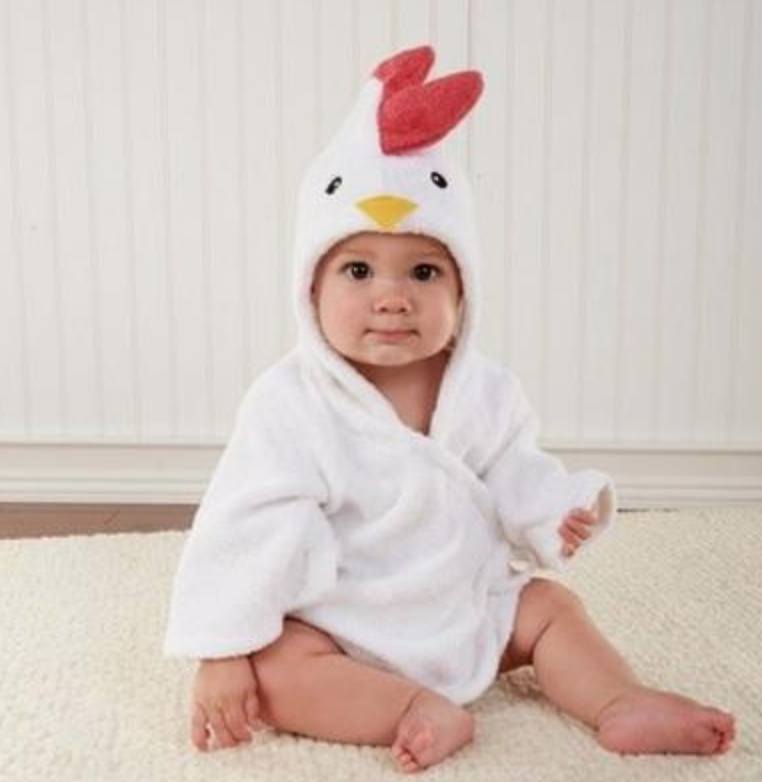 Tiny Cuddling Cartoon Cute Animal Modeling Baby Bath Towels | Baby Bathrobes Cotton Children's Bathrobes Baby Hooded