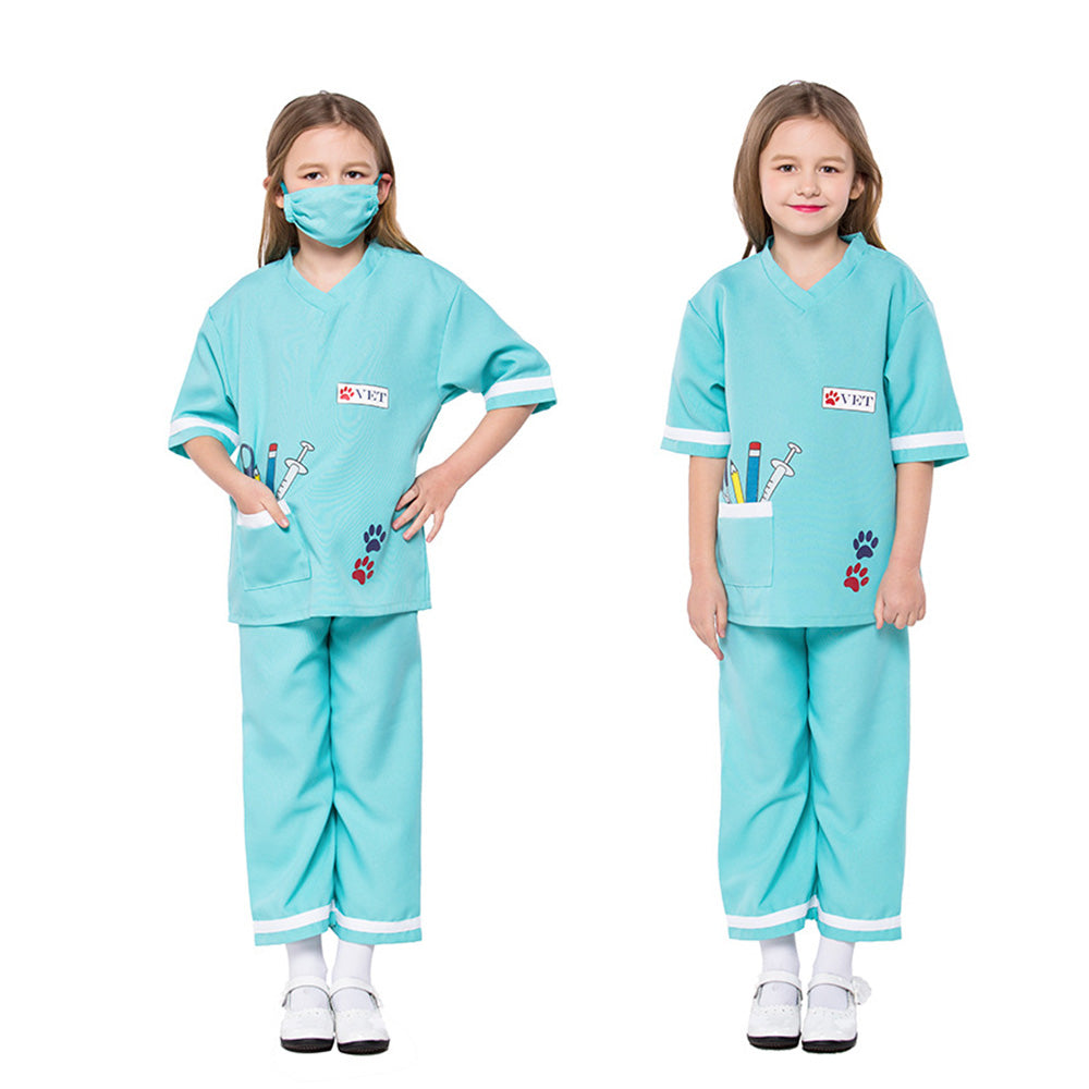 Tiny Cuddling Children's Vet Costume - Perfect for Role Play, Halloween, and School Performances