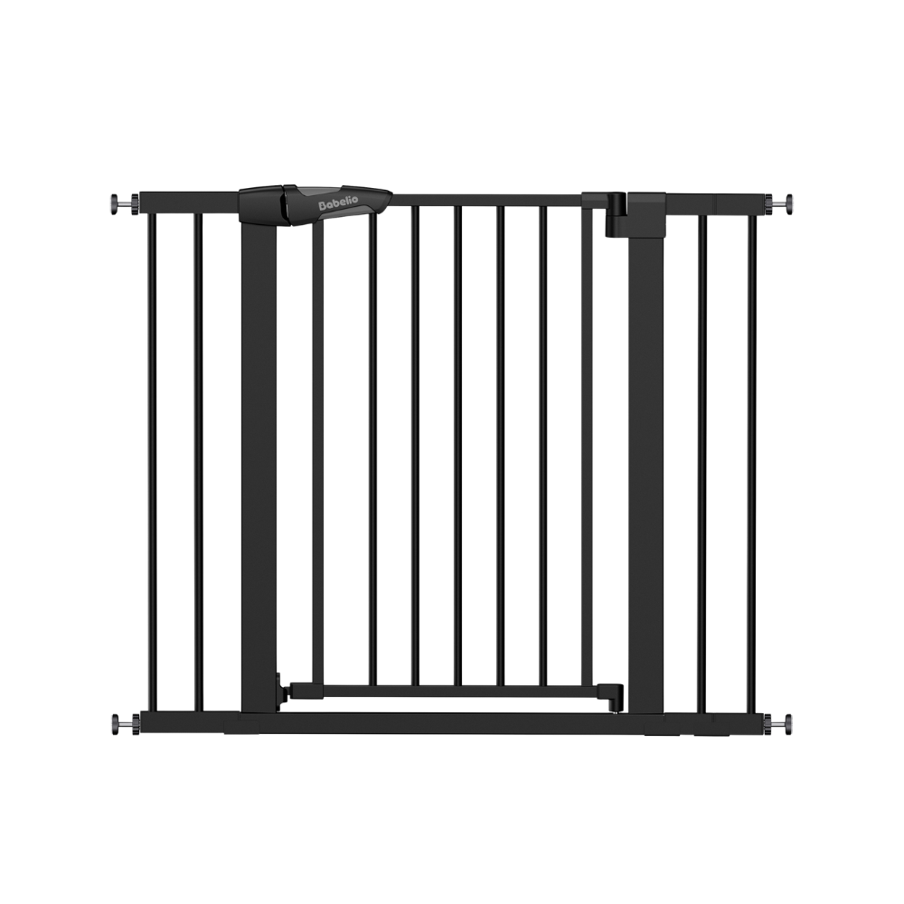 Babelio PressGuard P7 Pressure Mounted Baby Gate with Y-Spindles for Banisters