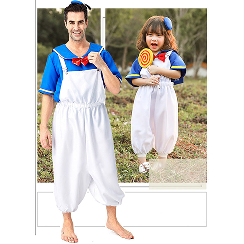 Tiny Cuddling Children's Navy Sailor Duck Costume - Perfect for Cosplay and Halloween