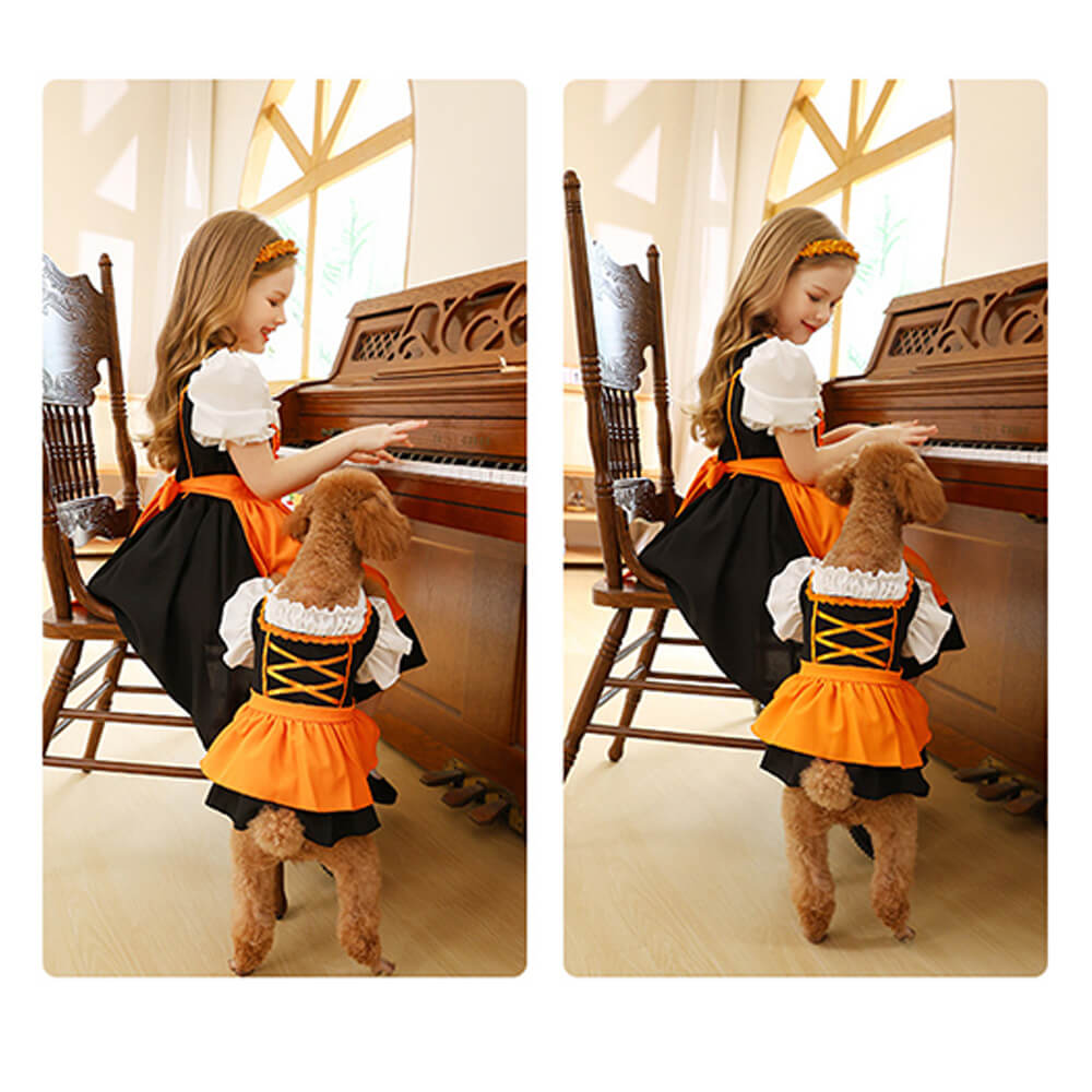 Tiny Cuddling Girls' Oktoberfest Costume Dress – Halloween Cosplay Outfit