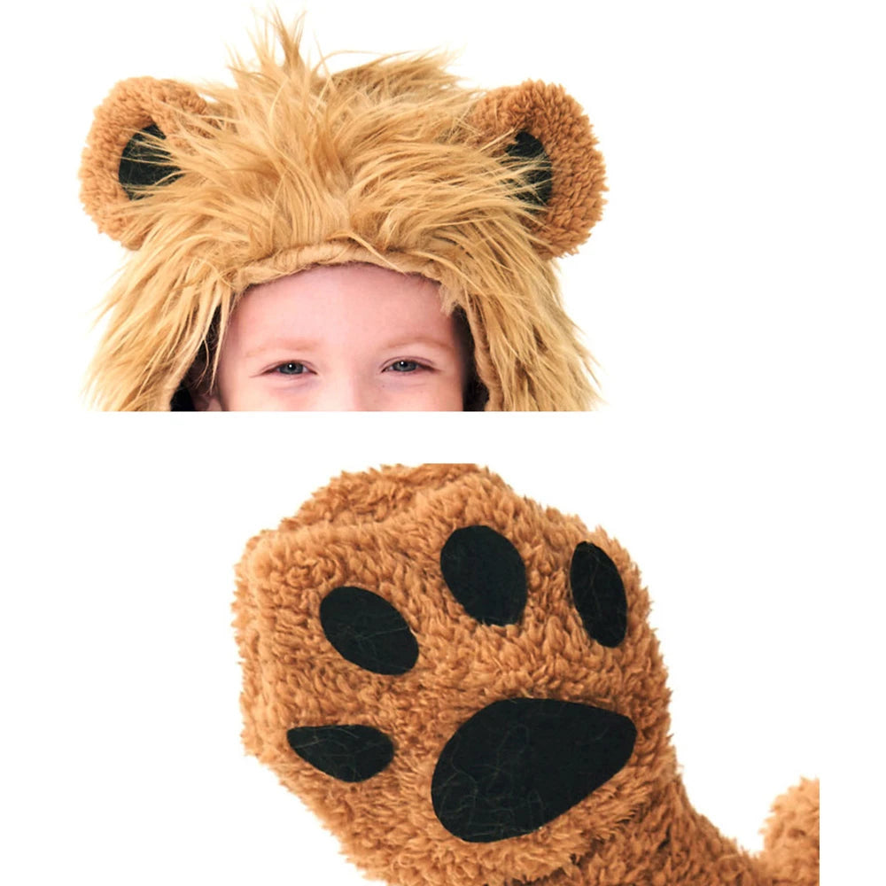 Tiny Cuddling Cute Little Lion Animal Costume | 2024 Halloween Costume