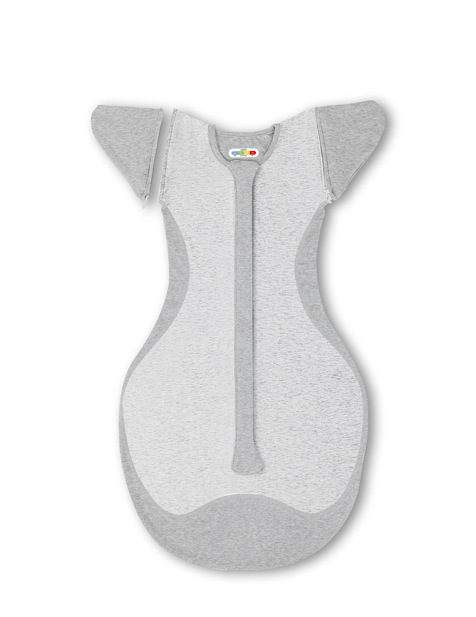 Babelio Baby Swaddle with Temp-Sensing & Detachable Sleeves (3-6 M)