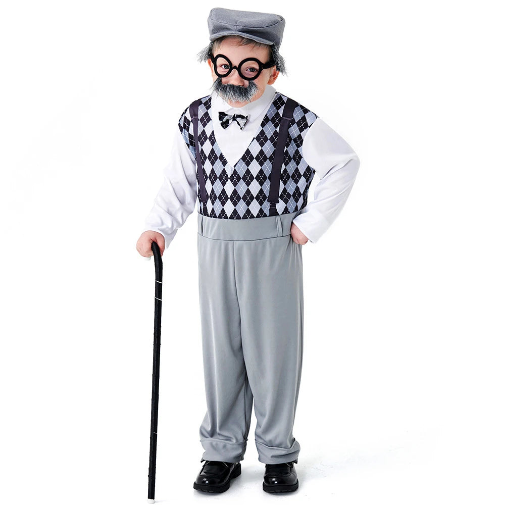 Tiny Cuddling Grandpa Cosplay Performance Costume | 2024 Halloween Costume