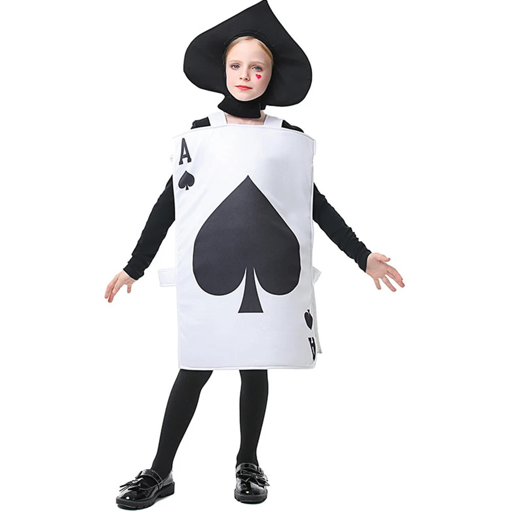 Tiny Cuddling Playing Card Hearts Spade A Family Matching Costume | 2024 Halloween Costume