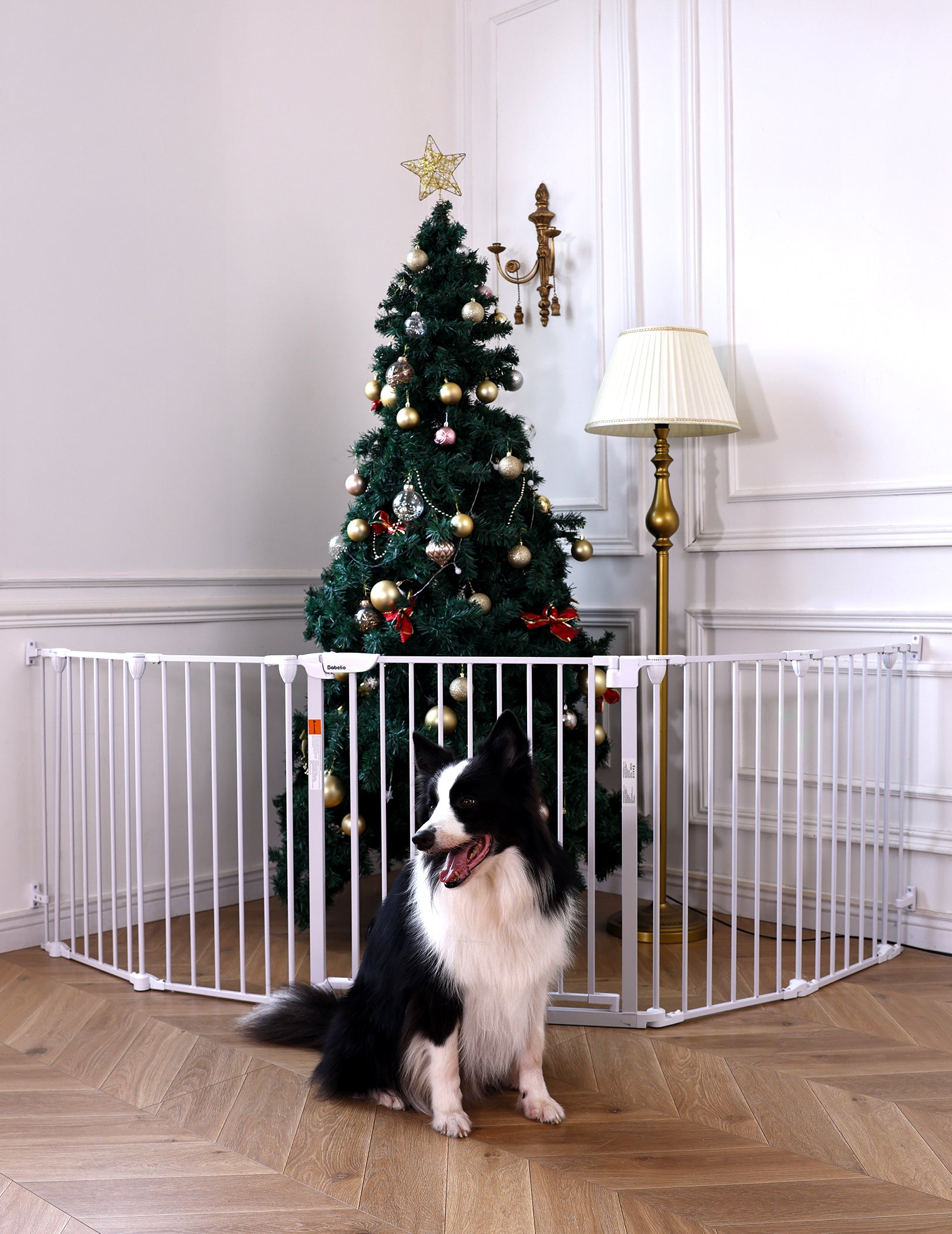 AdaptiZone | Extra Wide Baby Gate, 30" Tall Auto-Close Pet & Child Safety Gate for Stairs