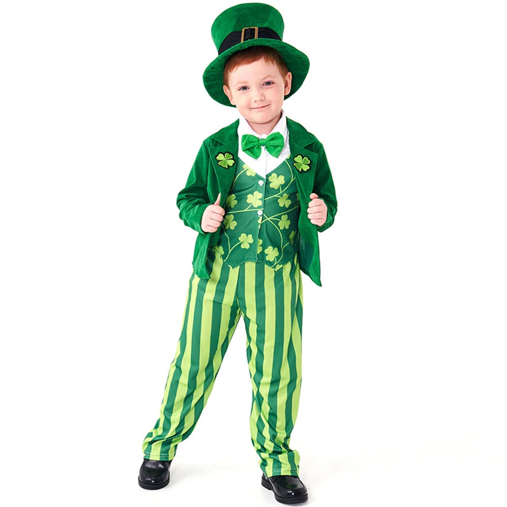 Tiny Cuddling Green Clover Suit for Kids | 2024 Halloween Costume