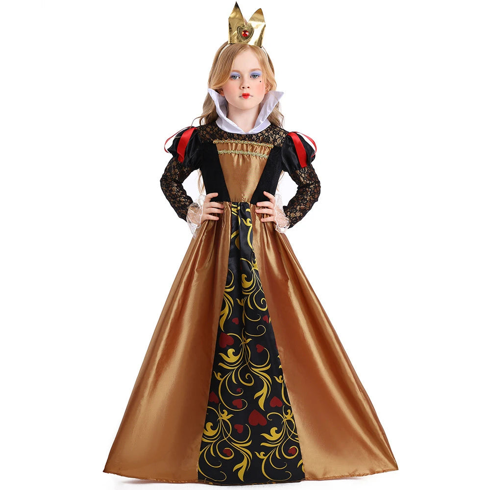 Tiny Cuddling Poison Queen Dress for Girls