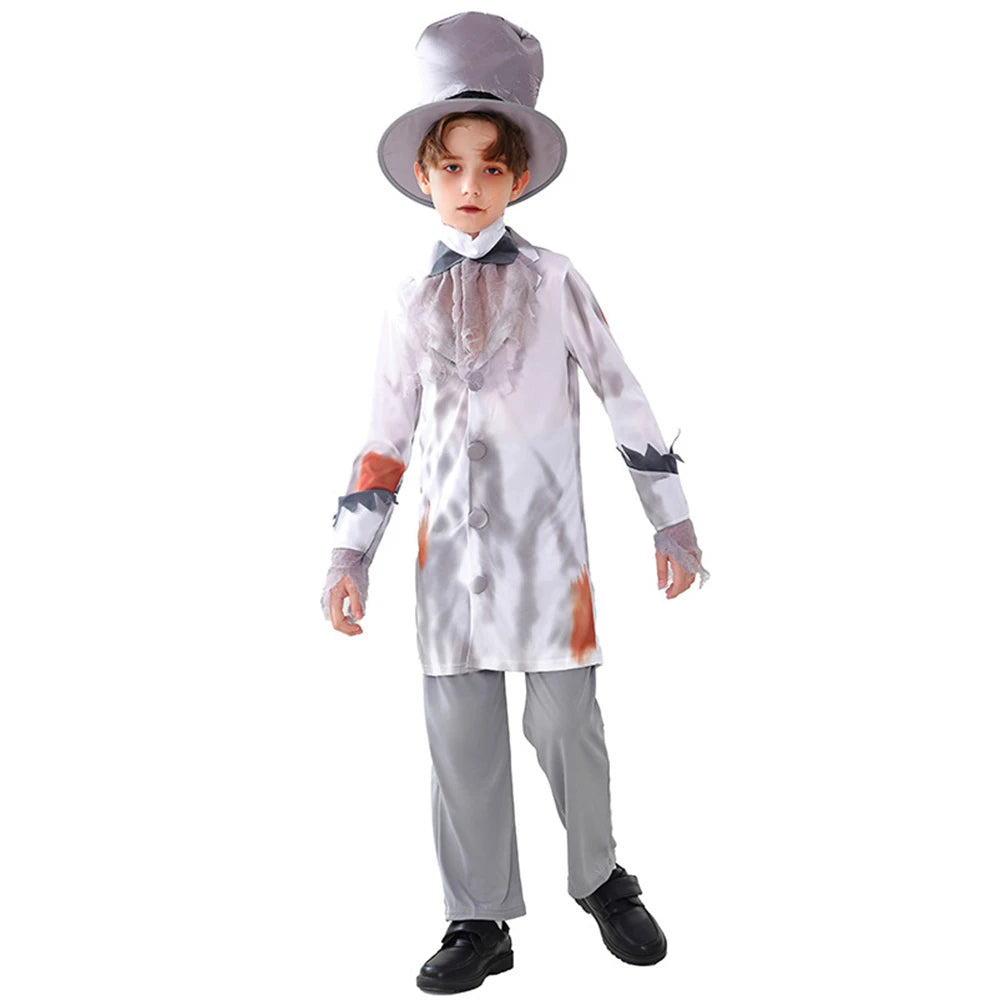 Tiny Cuddling Gray Vampire Zombie Family Matching Costume | 2024 Halloween Costume