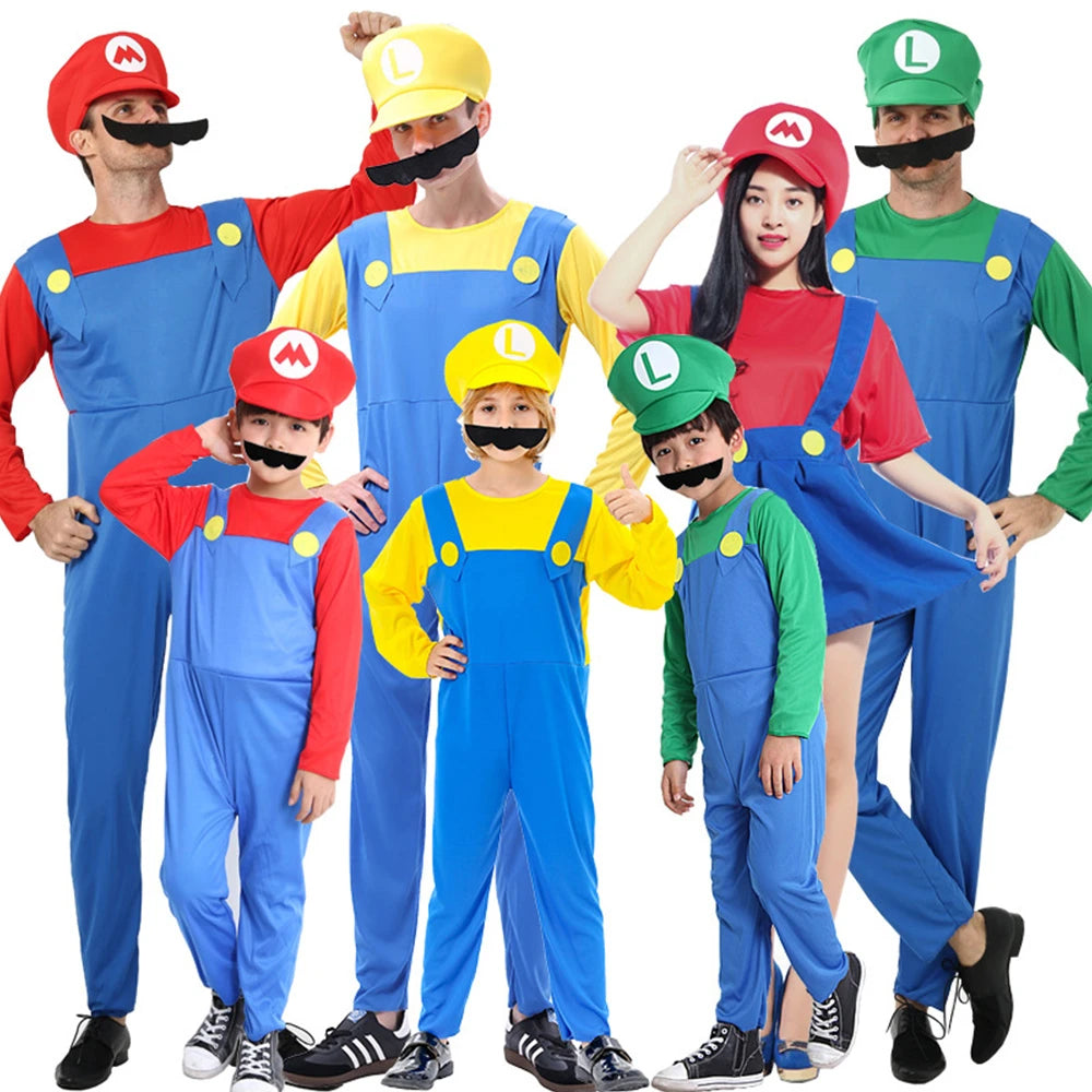 Tiny Cuddling Mario Costume for Family Party | 2024 Halloween Costume