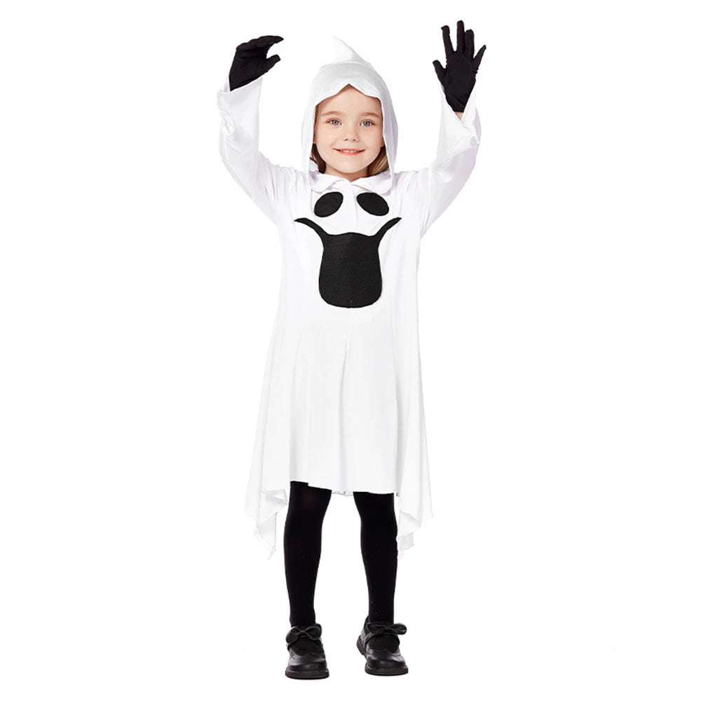 Tiny Cuddling Shy White Ghost Costume | 2024 Halloween Costume