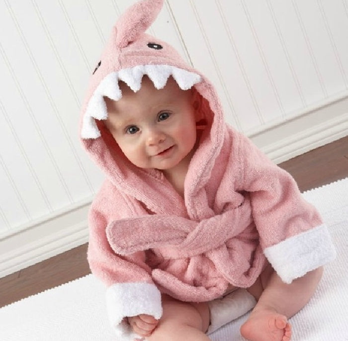 Tiny Cuddling Cartoon Cute Animal Modeling Baby Bath Towels | Baby Bathrobes Cotton Children's Bathrobes Baby Hooded