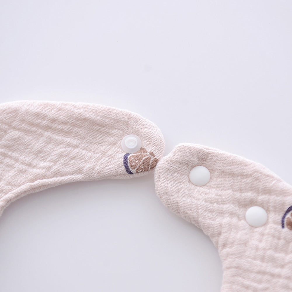 LulliNini Soft Cotton Baby Bibs | Pattern Design