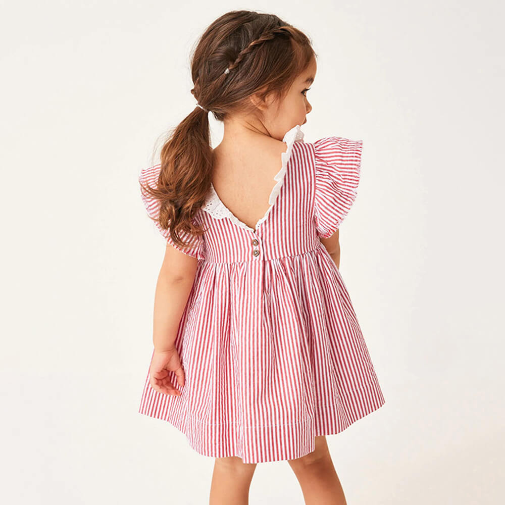 Summer Sweetheart - Striped Princess Dress for Girls