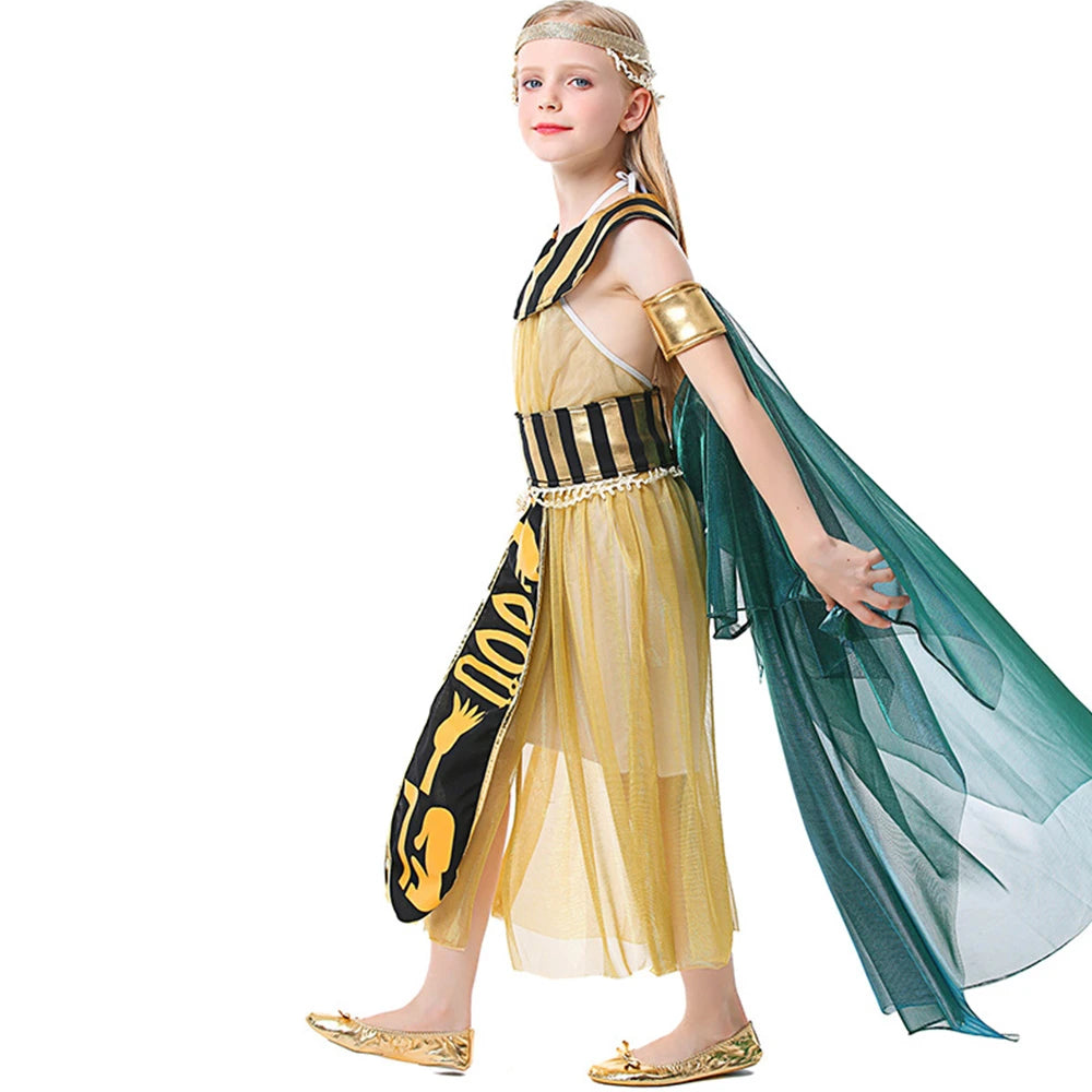 Tiny Cuddling Egyptian Pharaoh Costume for Girls | 2024 Halloween Costume