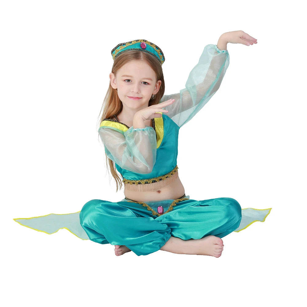 Tiny Cuddling Indian Dance Jasmine Princess Dress | 2024 Halloween Costume