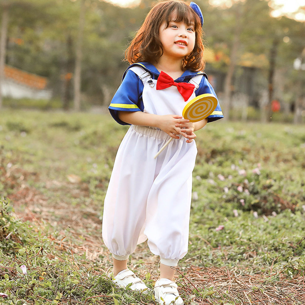 Tiny Cuddling Children's Navy Sailor Duck Costume - Perfect for Cosplay and Halloween