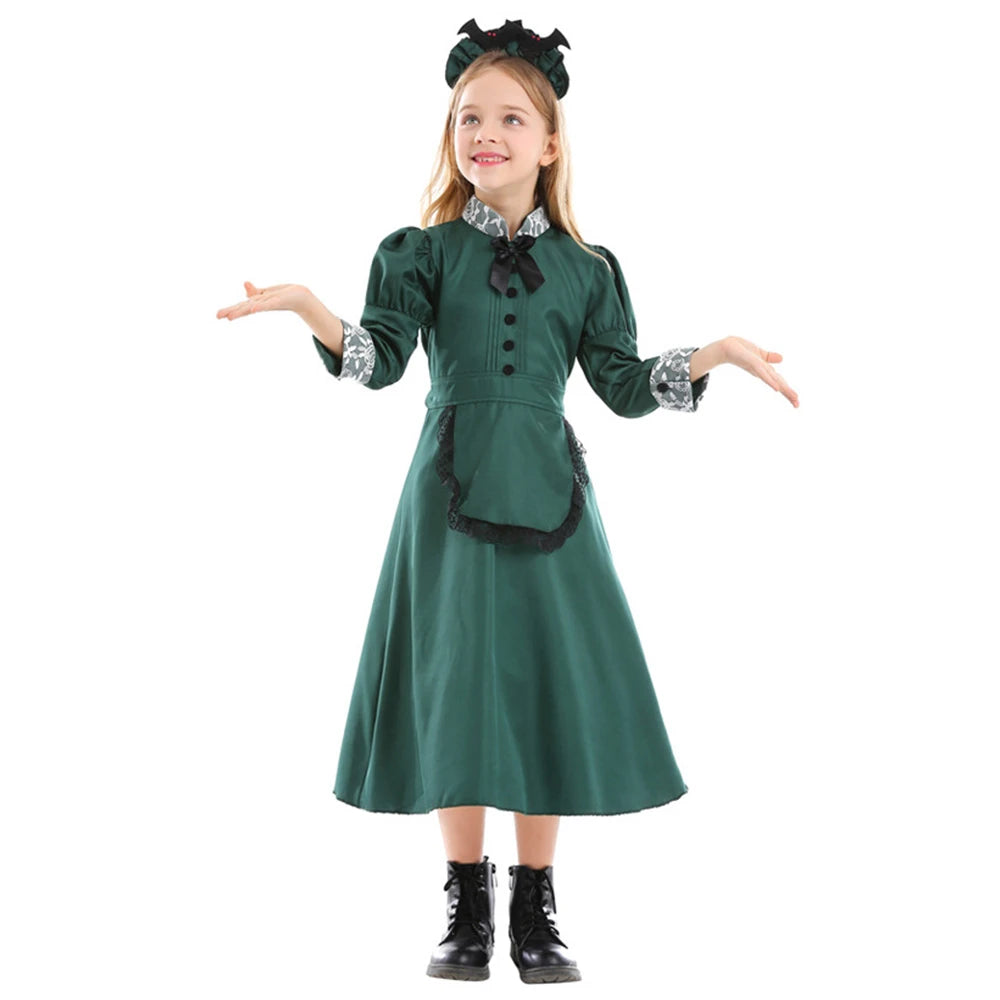 Tiny Cuddling Mysterious Castle Bat Servant Costume for Girls | 2024 Halloween Costume