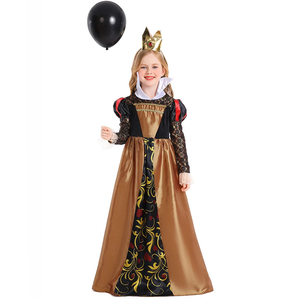 Tiny Cuddling Poison Queen Dress for Girls