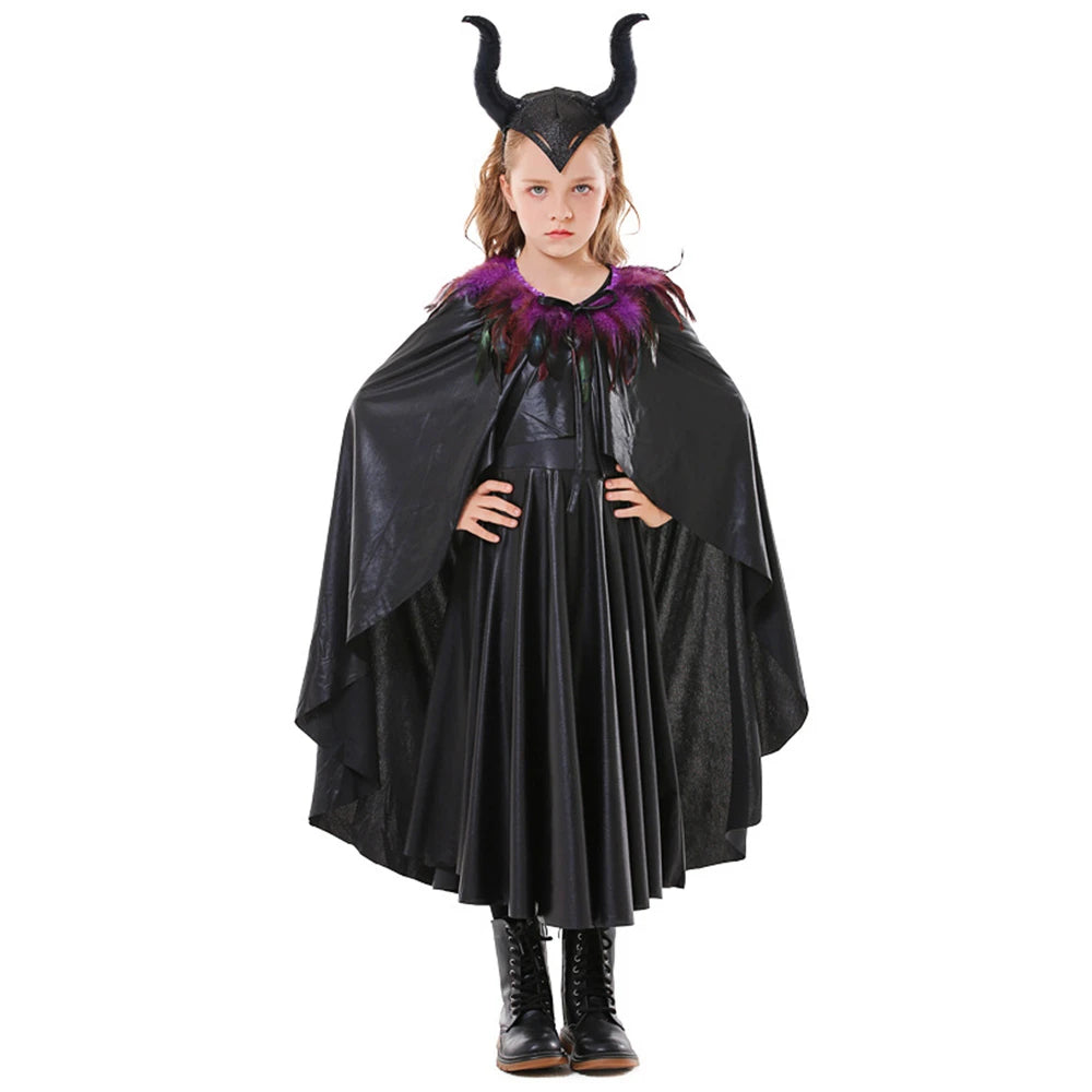 Tiny Cuddling Sleeping Maleficent Costume for Girls | 2024 Halloween Costume