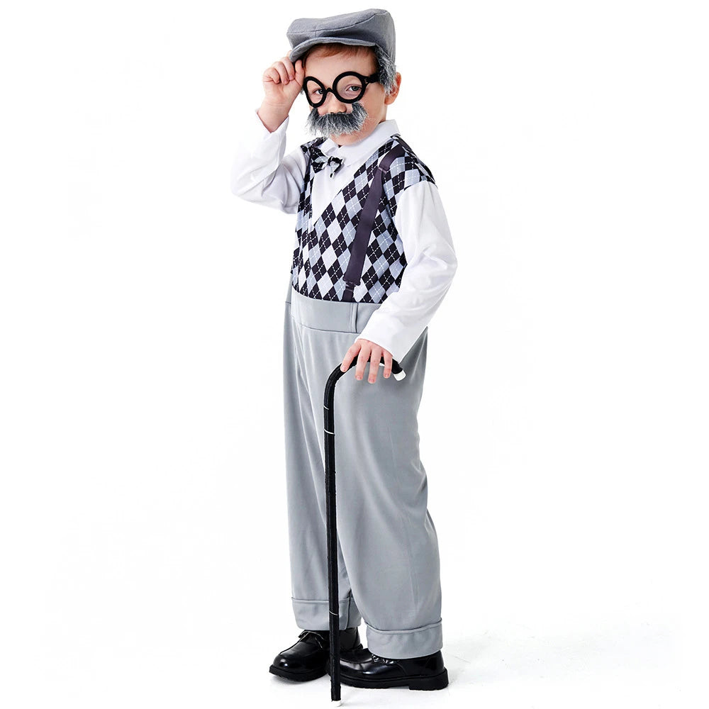 Tiny Cuddling Grandpa Cosplay Performance Costume | 2024 Halloween Costume