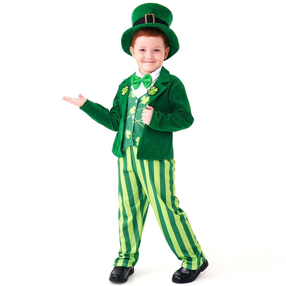 Tiny Cuddling Green Clover Suit for Kids | 2024 Halloween Costume