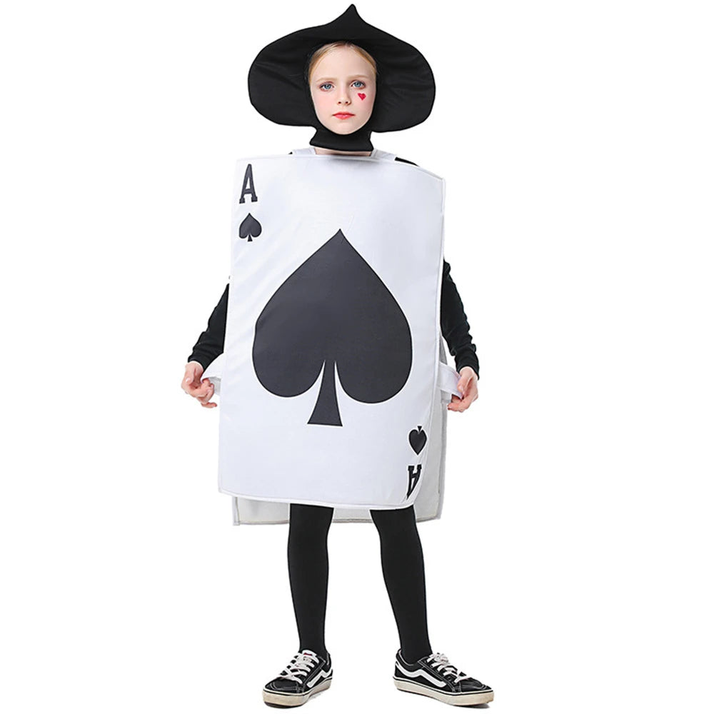 Tiny Cuddling Playing Card Hearts Spade A Family Matching Costume | 2024 Halloween Costume