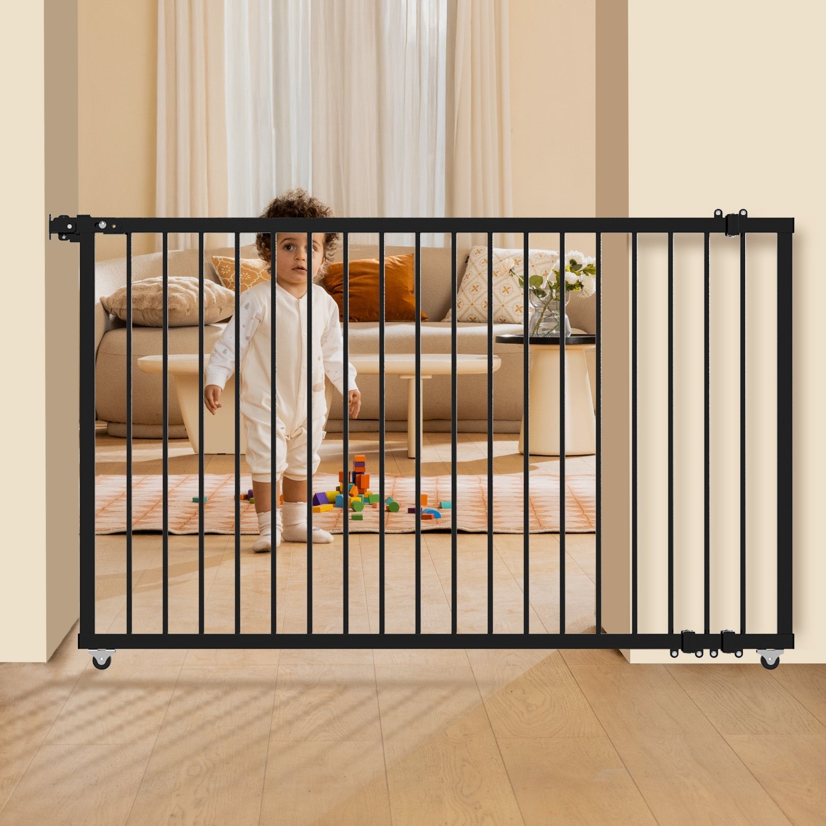 Babelio New Sliding Baby Gate up to 38"W | Suberu Series