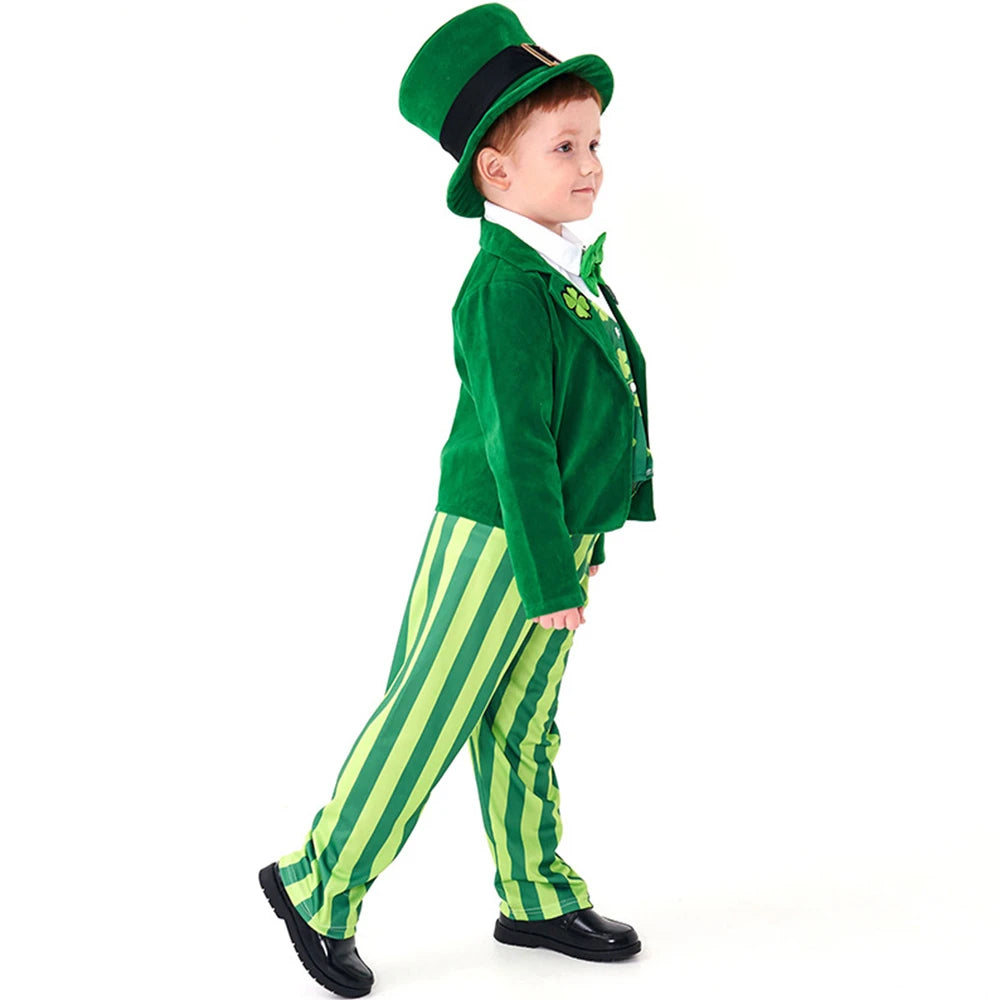 Tiny Cuddling Green Clover Suit for Kids | 2024 Halloween Costume