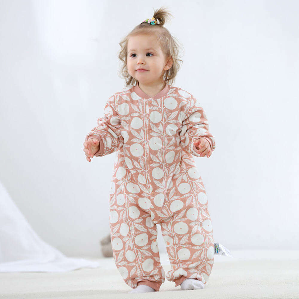 Thermal Cotton-Padded Romper for Newborns - Cozy & Antibacterial Baby Jumpsuit for Fall/Winter