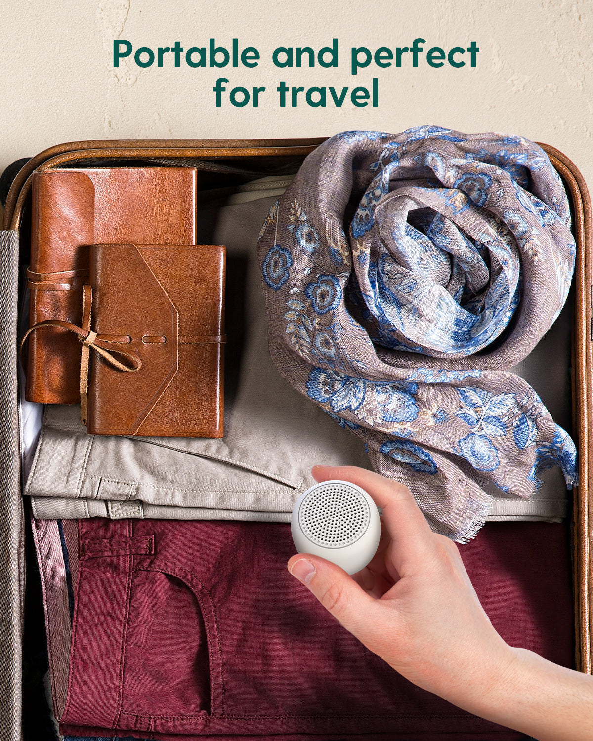 Babelio Pocket Mini White Noise Machine For Sleep & Relaxation