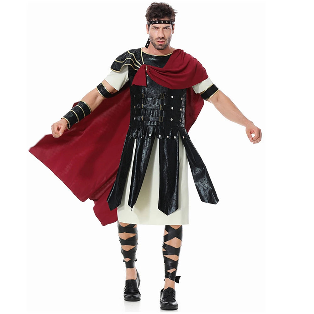 Tiny Cuddling Roman Gladiator Family Matching Costume | 2024 Halloween Costume