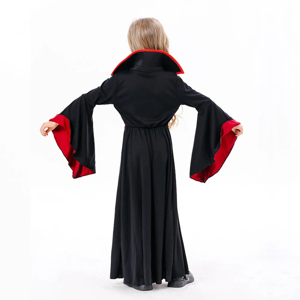 Tiny Cuddling Witch Dress with Bloodstains for Girls | 2024 Halloween Costume