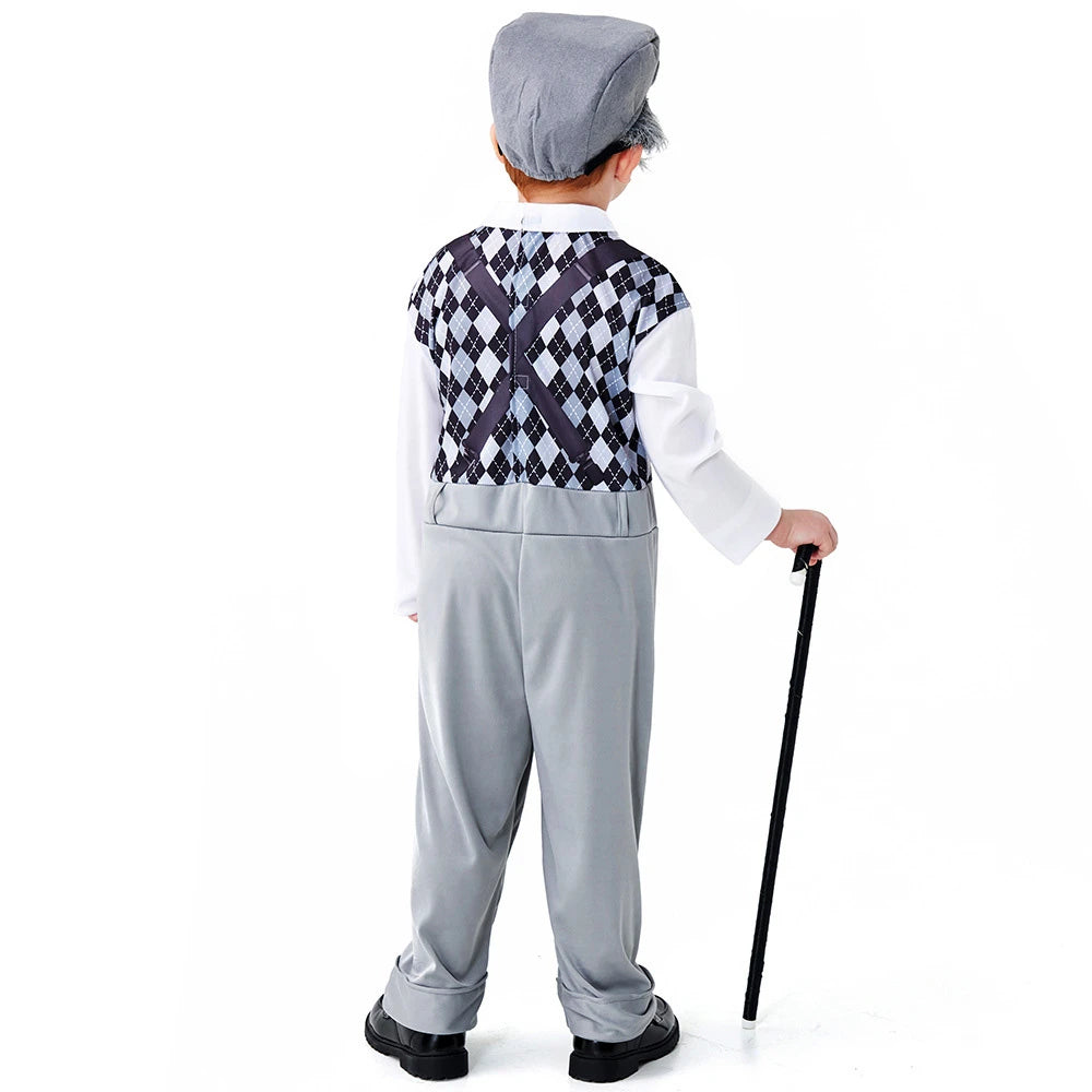 Tiny Cuddling Grandpa Cosplay Performance Costume | 2024 Halloween Costume