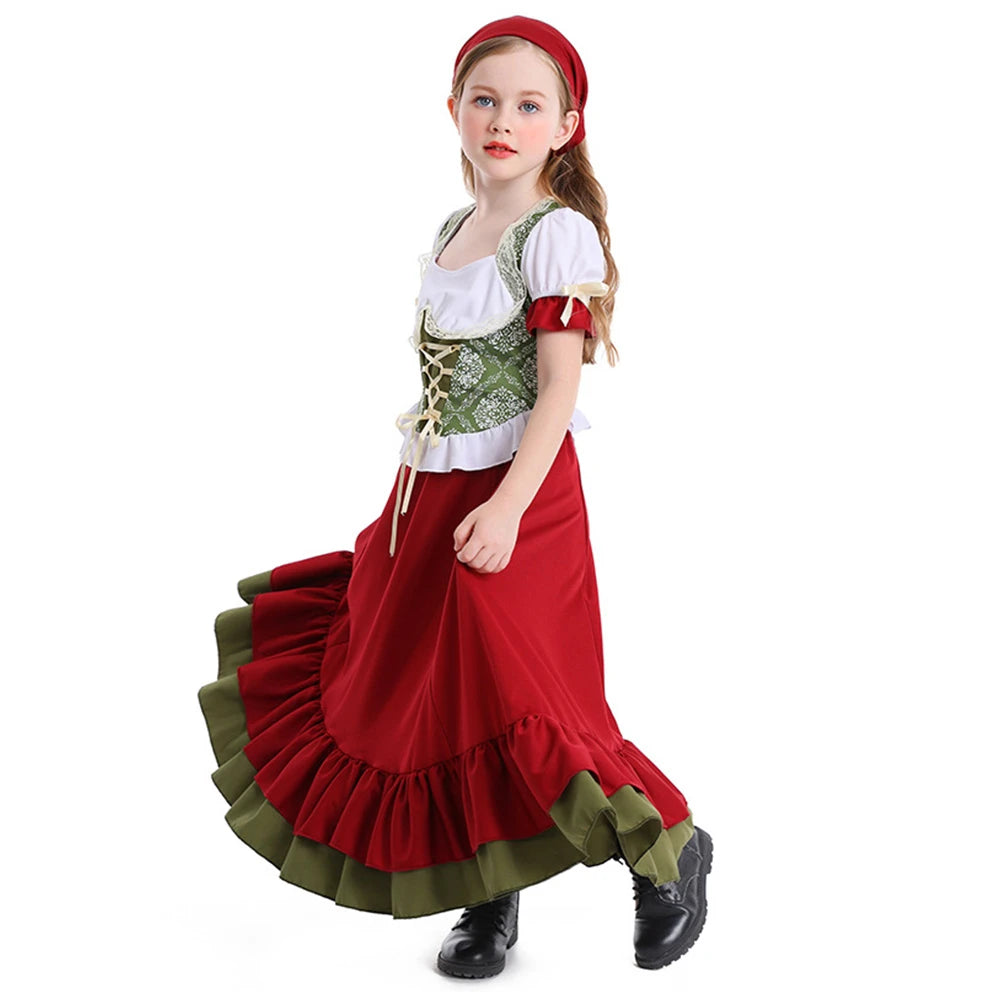 Tiny Cuddling Farm Children's Oktoberfest Skirt | 2024 Halloween Costume