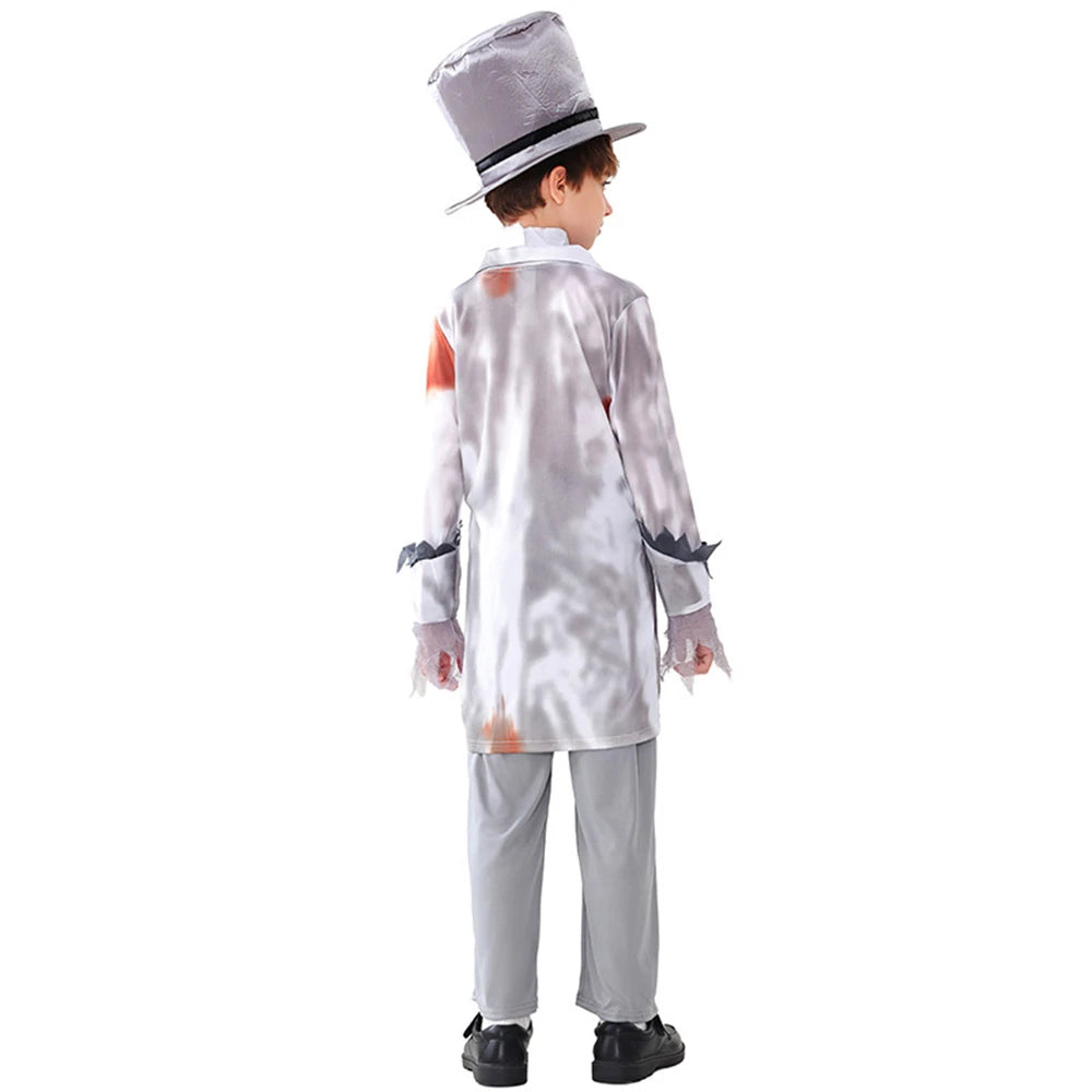 Tiny Cuddling Gray Vampire Zombie Family Matching Costume | 2024 Halloween Costume