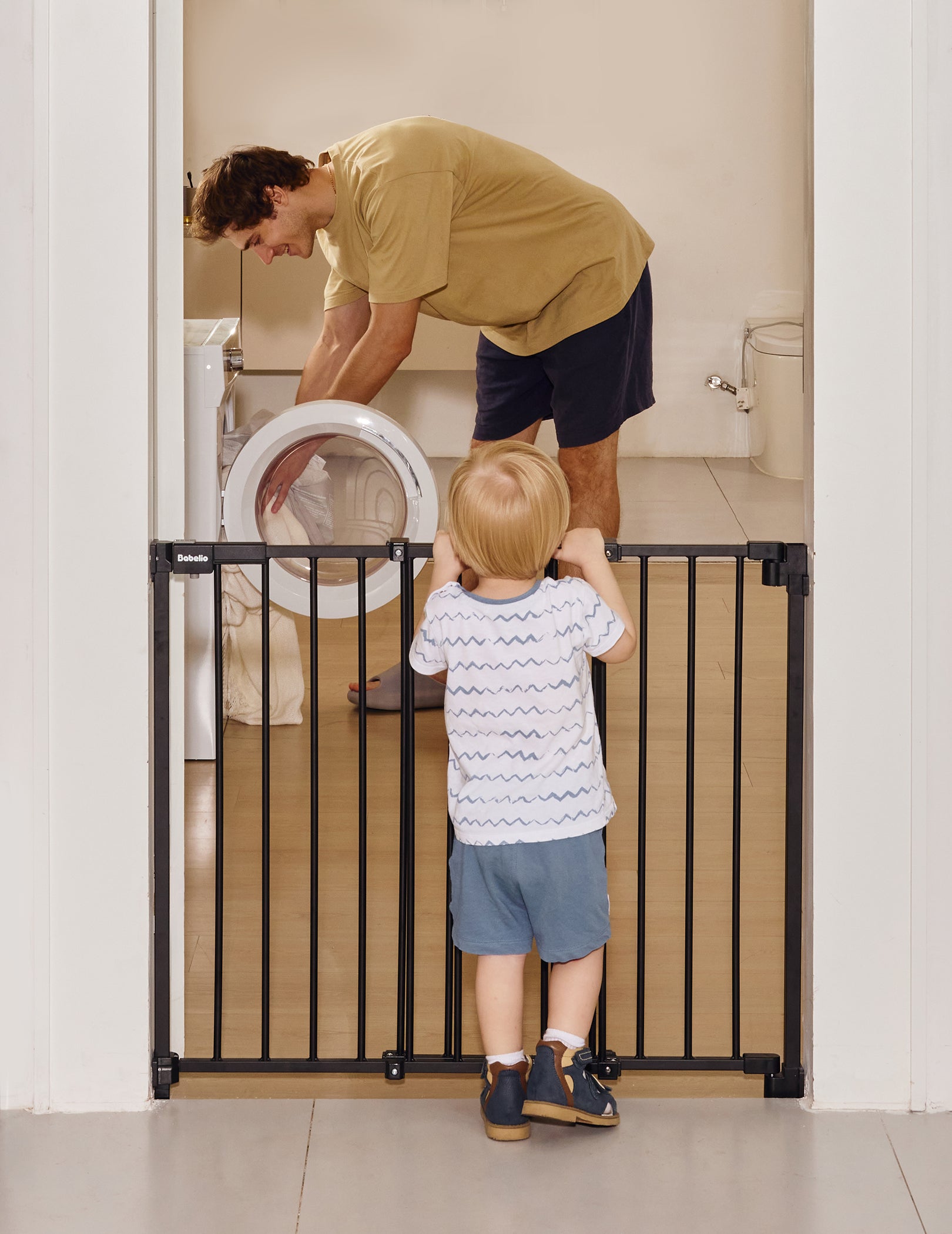 Babelio 29-43"W Baby&Dog Gate for Stairs and Doorways | Boundless