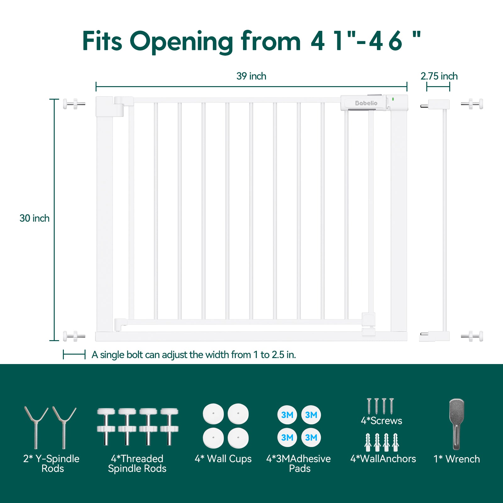 White vertical blind with dimensions and installation tools on a green background#Color_White