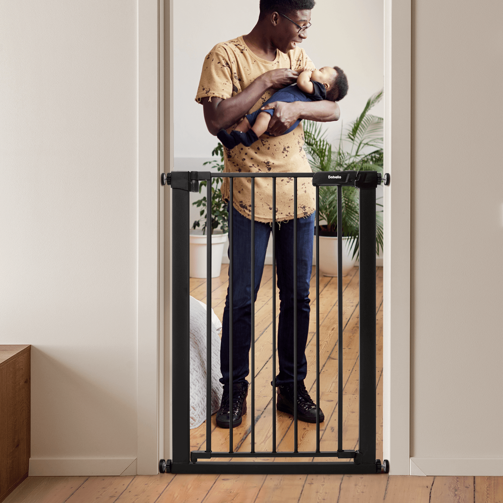 Stair gate narrow sales doorway